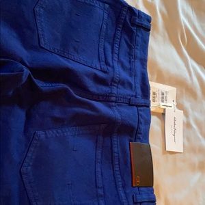 New S.Feragamo  royal blue jeans